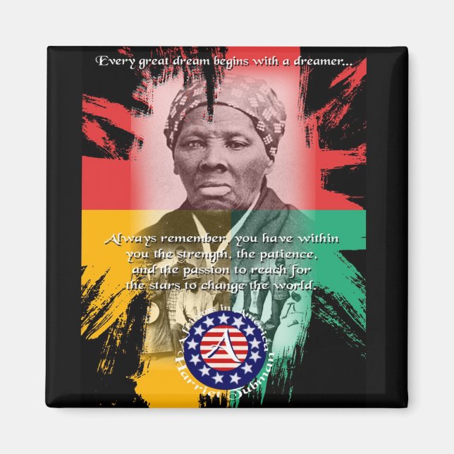 Harriet Tubman Magnet (Vorne)