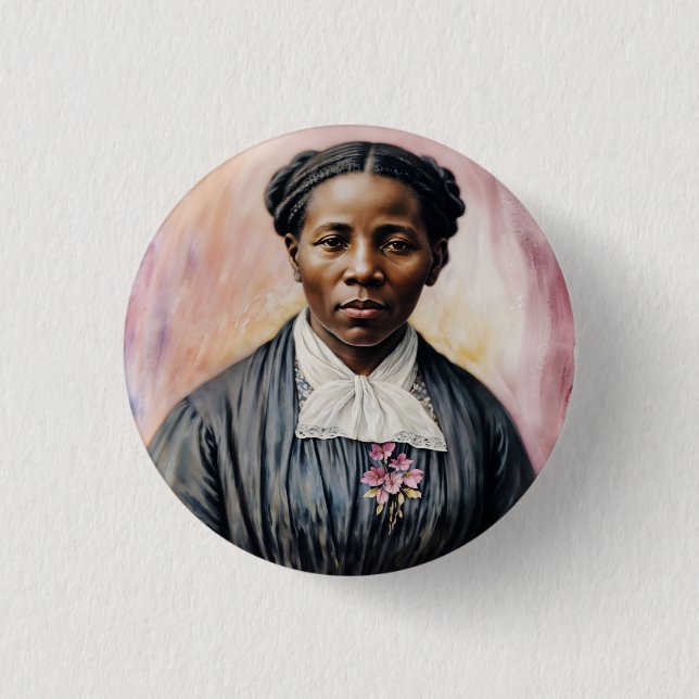 Harriet Tubman Original Portrait Button (Vorderseite)