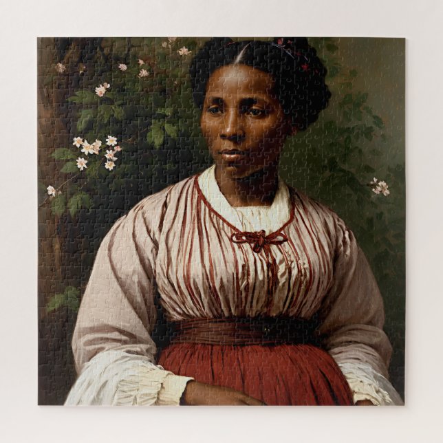 Harriet Tubman Portrait Painting Art Puzzle (Vertikal)