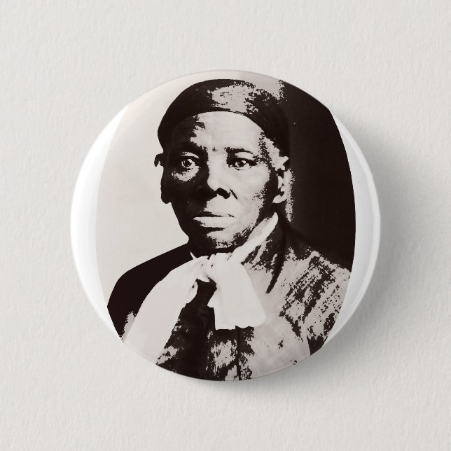 Harriet-Tubman-Porträt Button (Vorderseite)