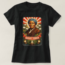 Harriet-Tubman-Porträt-T-Shirt Kunst zur Schwarze