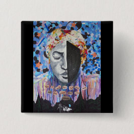 Harriet Tubman - schwarzer Geschichtsknopf Button