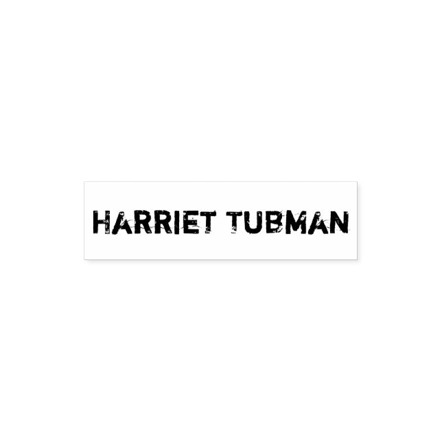 Harriet Tubman Self Inking Rubber Briefmarke Permastempel (Design)