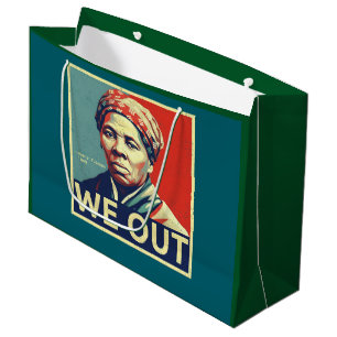 Harriet Tubman We Out Freiheit Historisches Porträ Große Geschenktüte