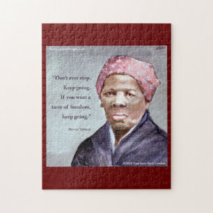 Harriet Tubman & Zitat Puzzle