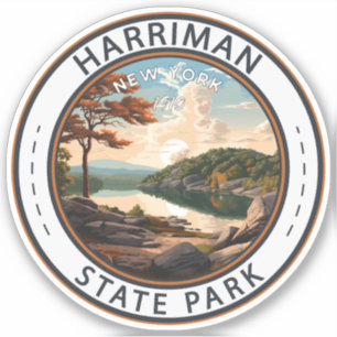 Harriman Staat Park New York Abzeichen Aufkleber
