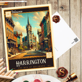 Harrington, Delaware | Vintage Postkarte