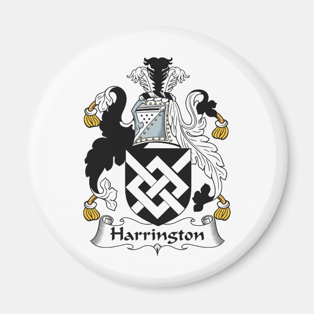 Harrington Familienwappen Magnet (Vorne)