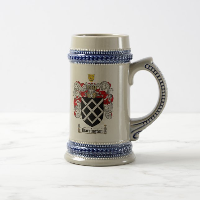 Harrington Wappen Stein/Harrington Stein Bierglas (Rechts)