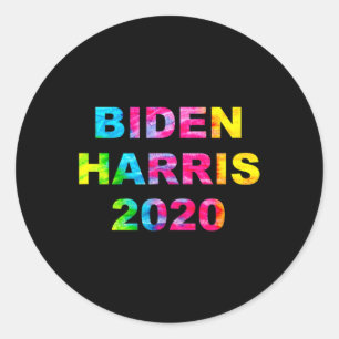 Harris 2020 Gefärbte Krawatte zur Wahl Vintag Hipp Runder Aufkleber