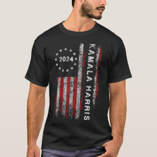 Harris 2024 American Flag Kamaka Supporter 1 T-Shirt