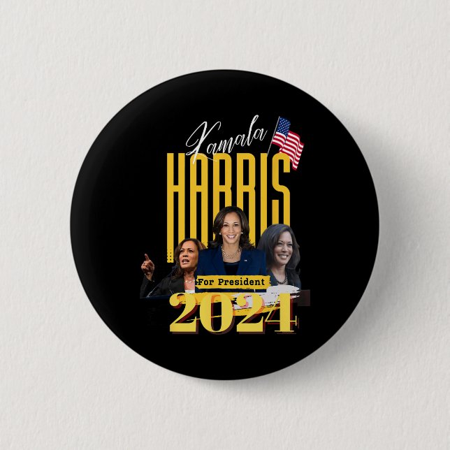 Harris 2024 button (Vorderseite)
