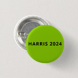Harris 2024: einfaches, modernes Textzeichengrün Button