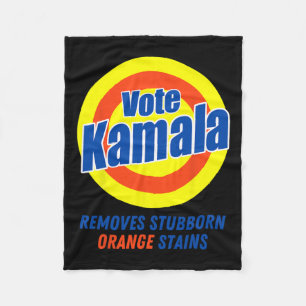 Harris 2024 entfernt Stubborn-Orangenstände 5 Fleecedecke