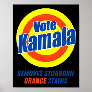 Harris 2024 entfernt Stubborn-Orangenstände 5 Poster