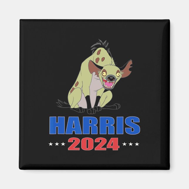 Harris 2024 Funny Hyena Magnet (Vorne)