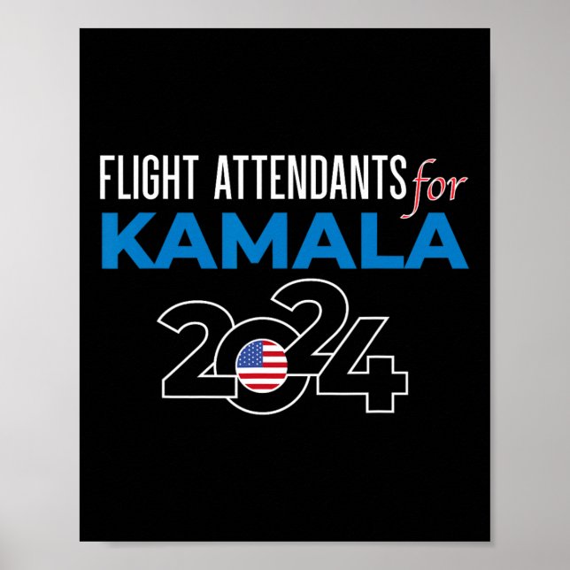 Harris 2024 für den Präsidenten Poster (Vorne)