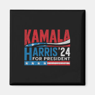 Harris 2024 für Präsidentschaftswahl für Kama Magnet