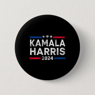 Harris 2024 für US-Fahne 2 Button