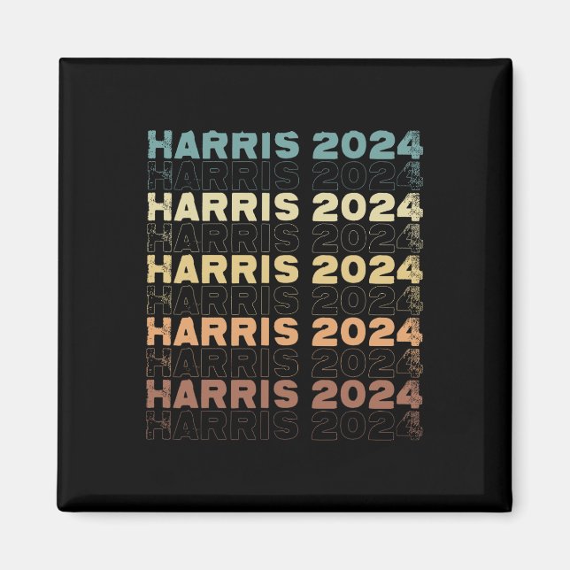Harris 2024 für Wahlkampfangebot Magnet (Vorne)