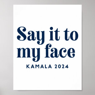 Harris 2024 Kamala Harris für die Präsidentschafts Poster