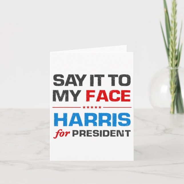 Harris 2024 karte (Vorderseite)