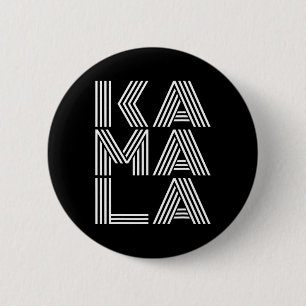 Harris 2024 #khive Biden Harris Cool Retro Street Button