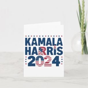Harris 2024 Politische Patriotische Erklärung Demo Karte