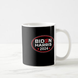 Harris 2024 Präsident Amerikanische Flagge Joe Bid Kaffeetasse