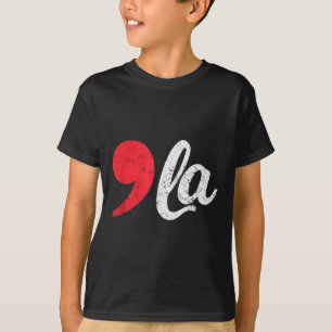 Harris 2024 Präsident Bedrängt Komma La Lustig T-Shirt