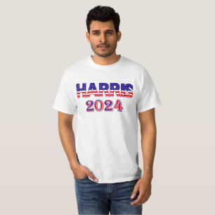 Harris 2024 Präsident Demokrat USA - Wertebericht T-Shirt