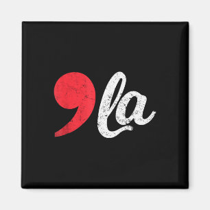 Harris 2024 Präsident Distressed Komma La Lustig  Magnet