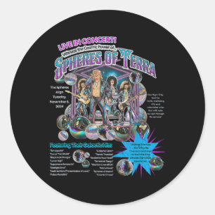 Harris 2024: Terra-Präsidentschaftswahlen Runder Aufkleber