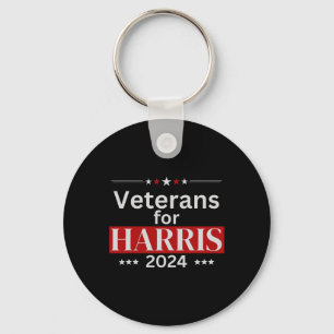 Harris 2024: Veteranen für Harris 2024 Harris wähl Schlüsselanhänger