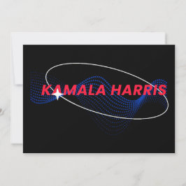 Harris 2024 Vote Blue Customizable Einladung