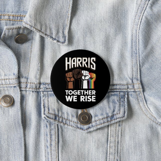 Harris 2024 Wahl LGBT Kamala Harris 2024 Button (Beispiel)