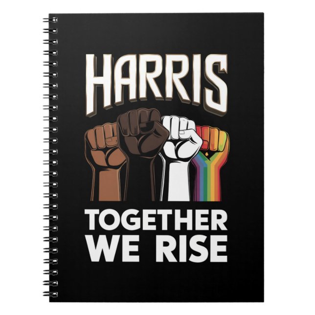 Harris 2024 Wahl LGBT Kamala Harris 2024 Notizblock (Vorderseite)