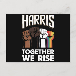 Harris 2024 Wahl LGBT Kamala Harris 2024 Postkarte