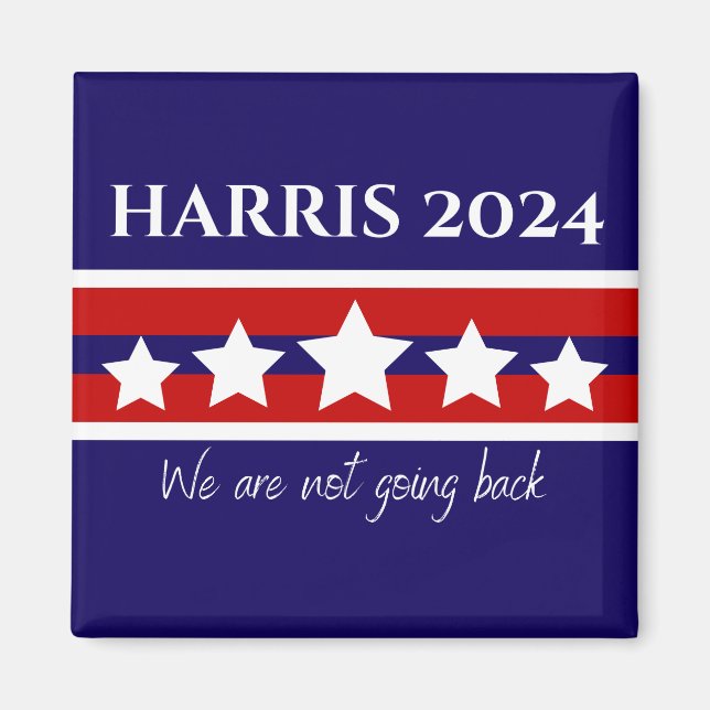 Harris 2024 Wir gehen nicht zurück Magnet (Vorne)