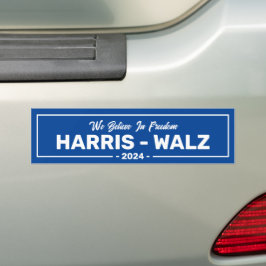Harris 2024 Wir glauben an Freiheit Autoaufkleber
