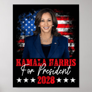 Harris 2028 Wahl des Präsidenten Kamala Harris Poster
