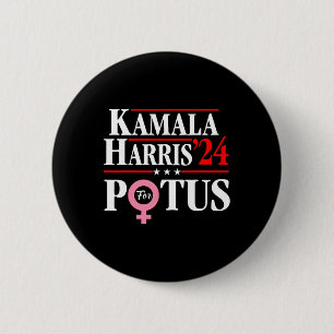 Harris 24 für Präsident 2024 Kamala für Frauen-Mäd Button