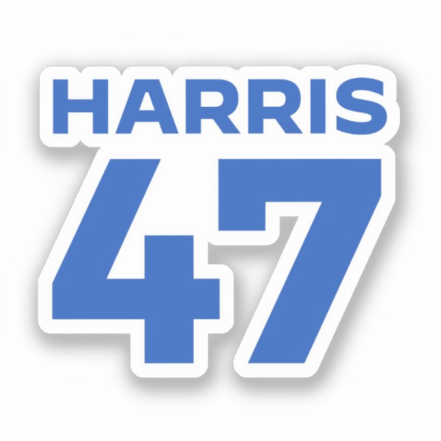 Harris 47 aufkleber (Vorderseite)