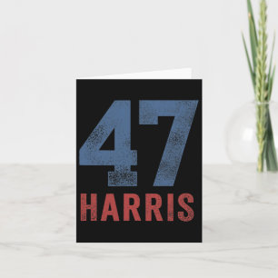 Harris 47 Erste weibliche Präsidentin für Mädchen Karte