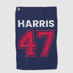 Harris 47 I - Kamala Harris für den Präsidenten Golfhandtuch