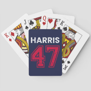 Harris 47 I - Kamala Harris für den Präsidenten Spielkarten