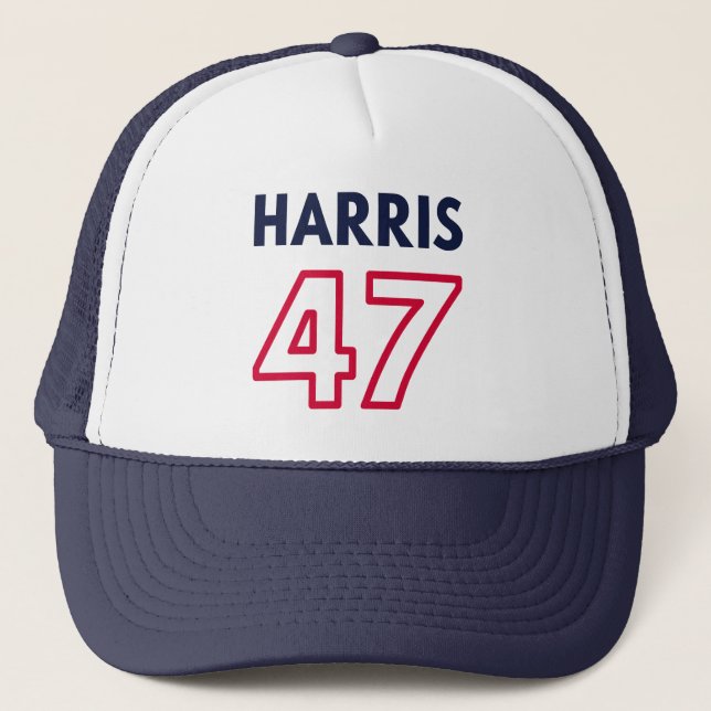 Harris 47 III - Kamala Harris für den Präsidenten Truckerkappe (Vorderseite)