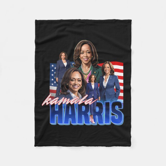 Harris American Flag Bootleg Fleecedecke (Vorderseite)