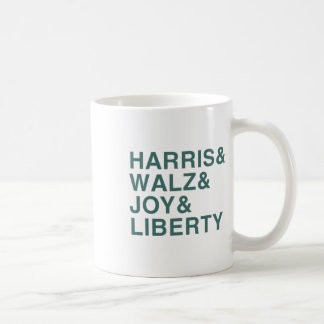 Harris and W and Joy and Liberty Shirt Kamala Harr Kaffeetasse