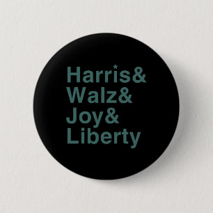 Harris and Wheimer and Joy and Liberty Shirt Kamal Button